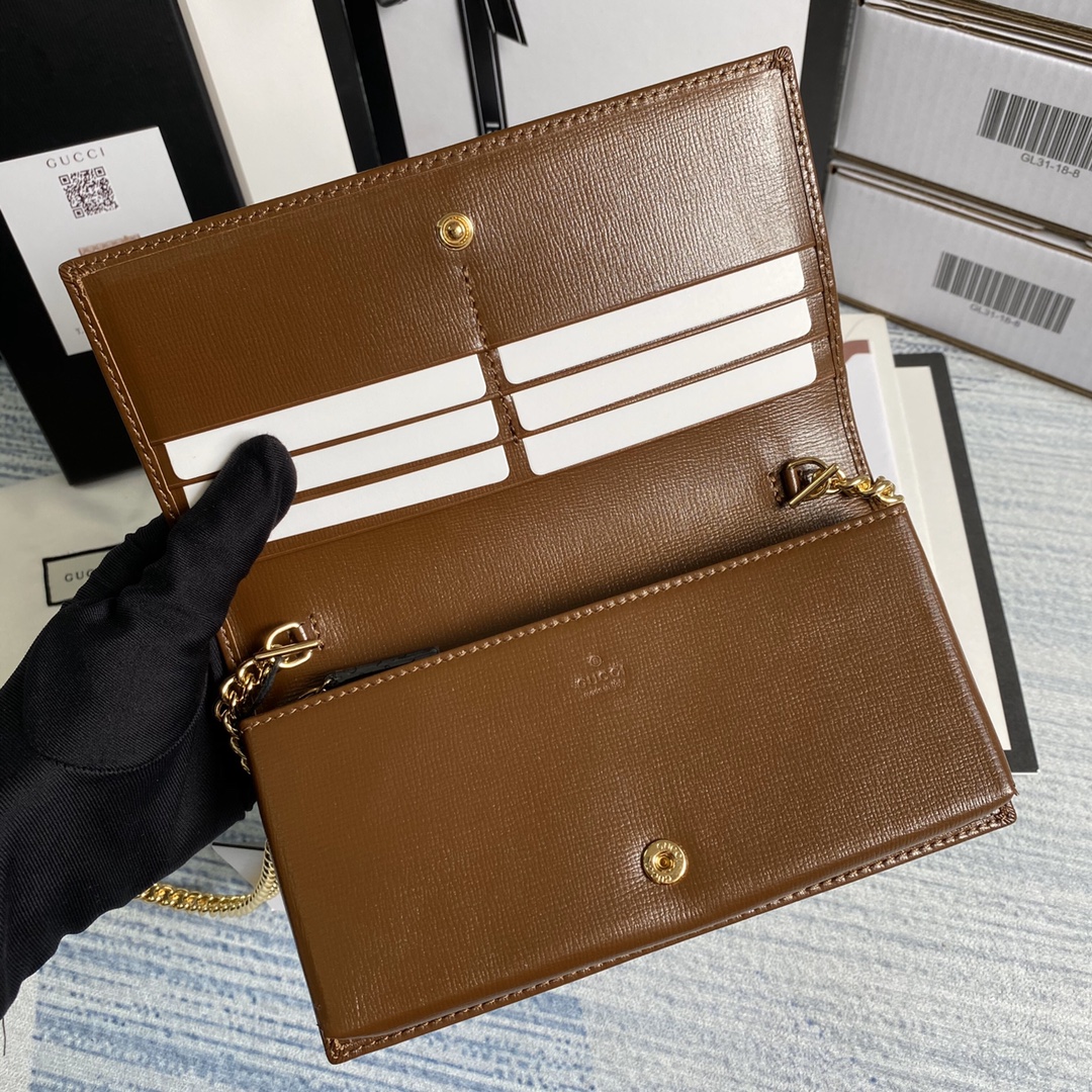 Gucci Horsebit 1955 Wallet With Chain 621892 